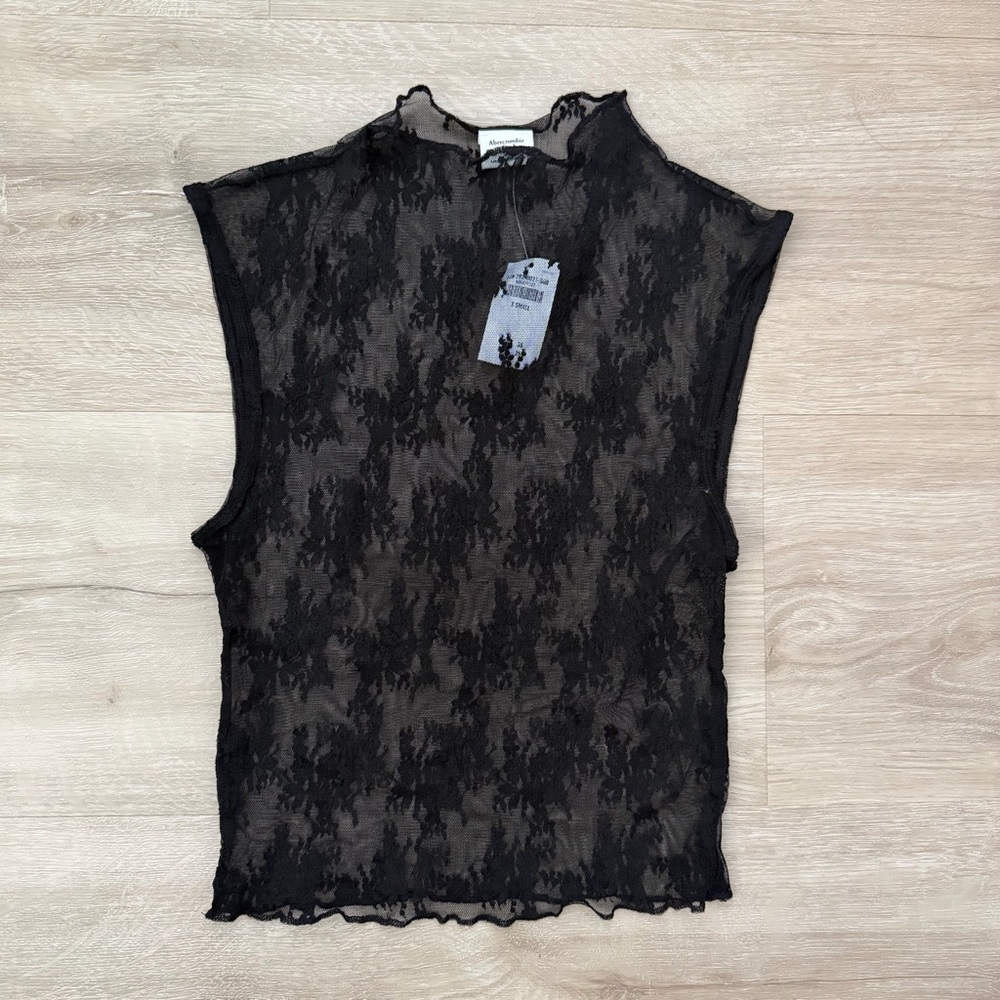 Abercrombie and Fitch Lace See Through Tank Top